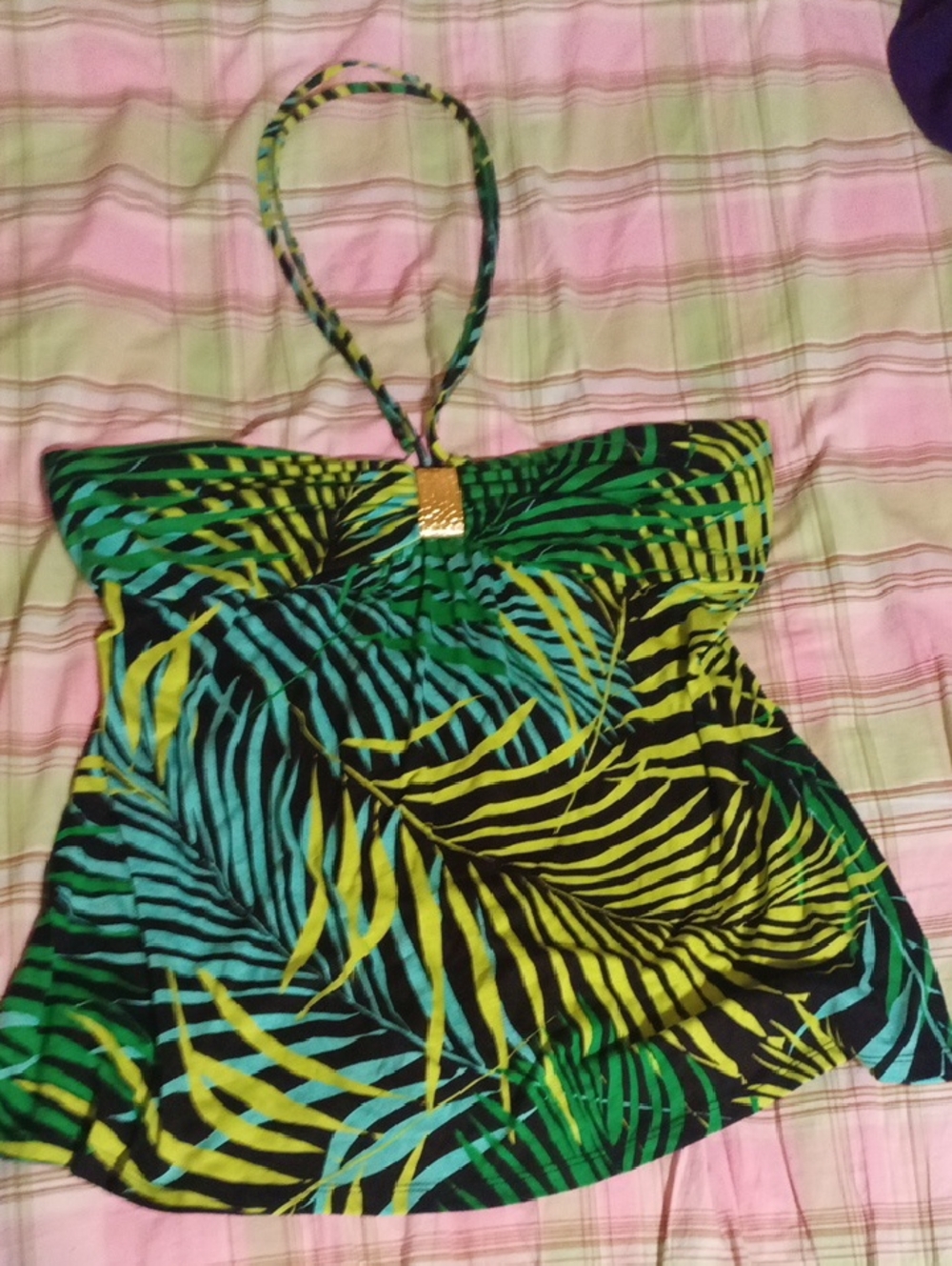 sofia by sofia vergara Green & Teal Tropical Halter Tank